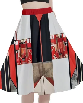 52 Pickup A-Line Full Circle Midi Skirt With Pocket