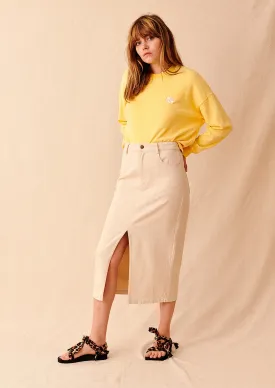 Agnes Denim Midi Skirt