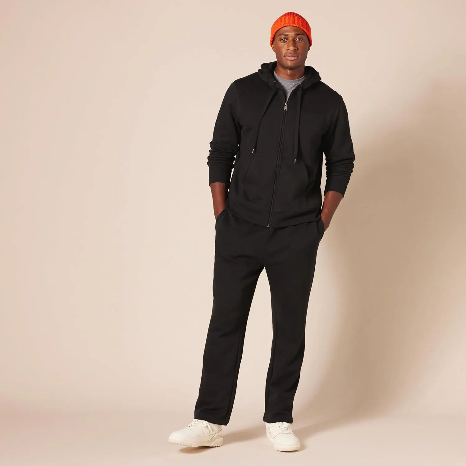 Amazon Essentials Men's Full-Zip Fleece Hoodie (Available in Big & Tall)