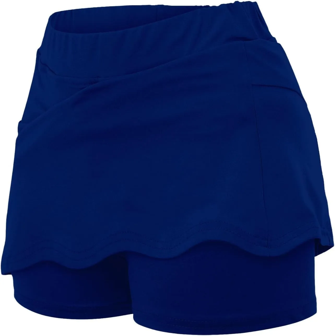 Athletic Skorts for Woman, Skorts for Curvy Women Dressy Skirts Tummy Control High Waisted Skirts with Shorts Underneath