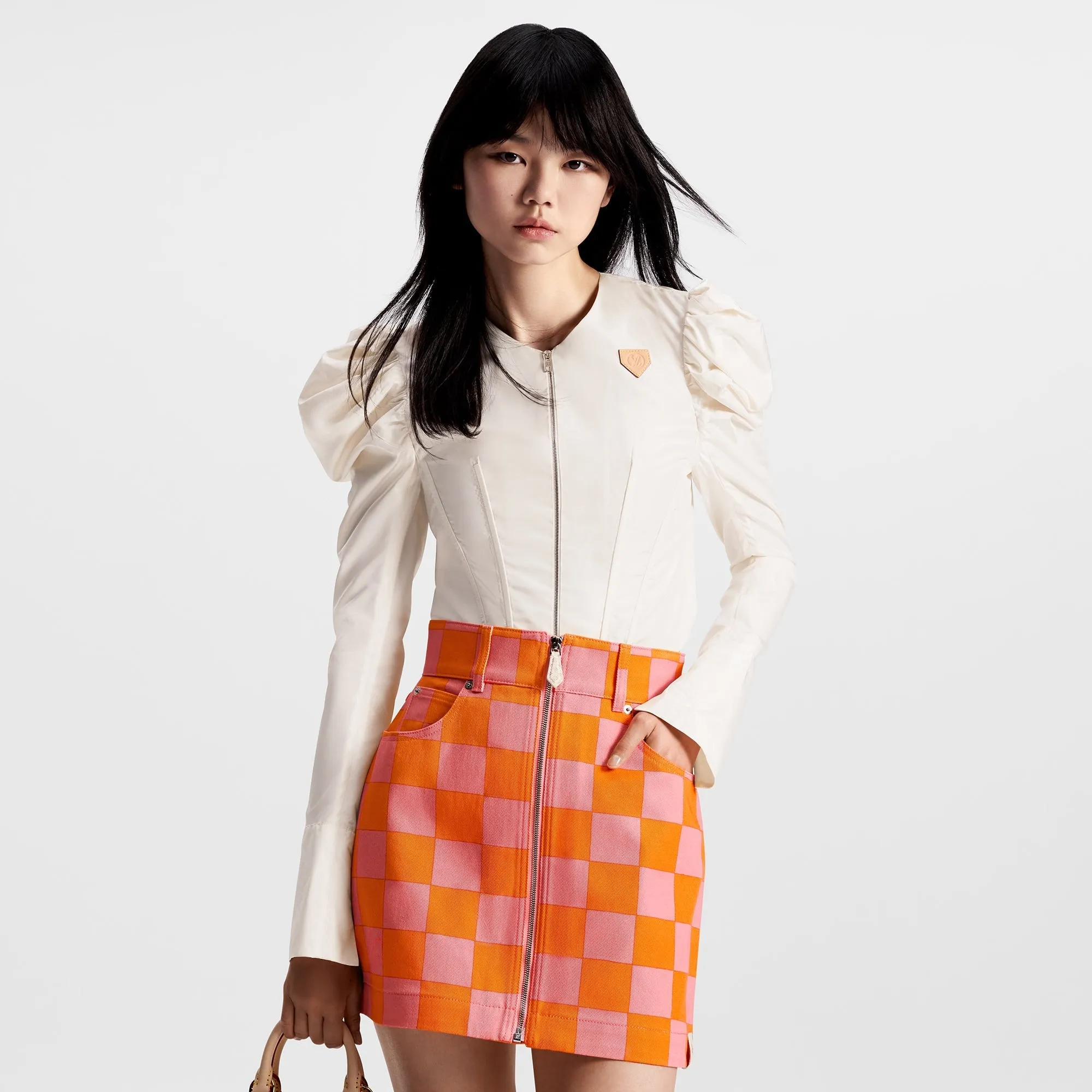 Bouquet Damier Mini Skirt