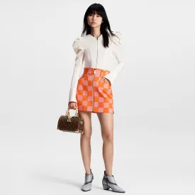 Bouquet Damier Mini Skirt