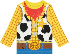 Disney Toy Story Long Sleeve Shirt Pixar Buzz Lightyear and Sheriff Woody - Toy Story Long Sleeve Costume T-Shirt