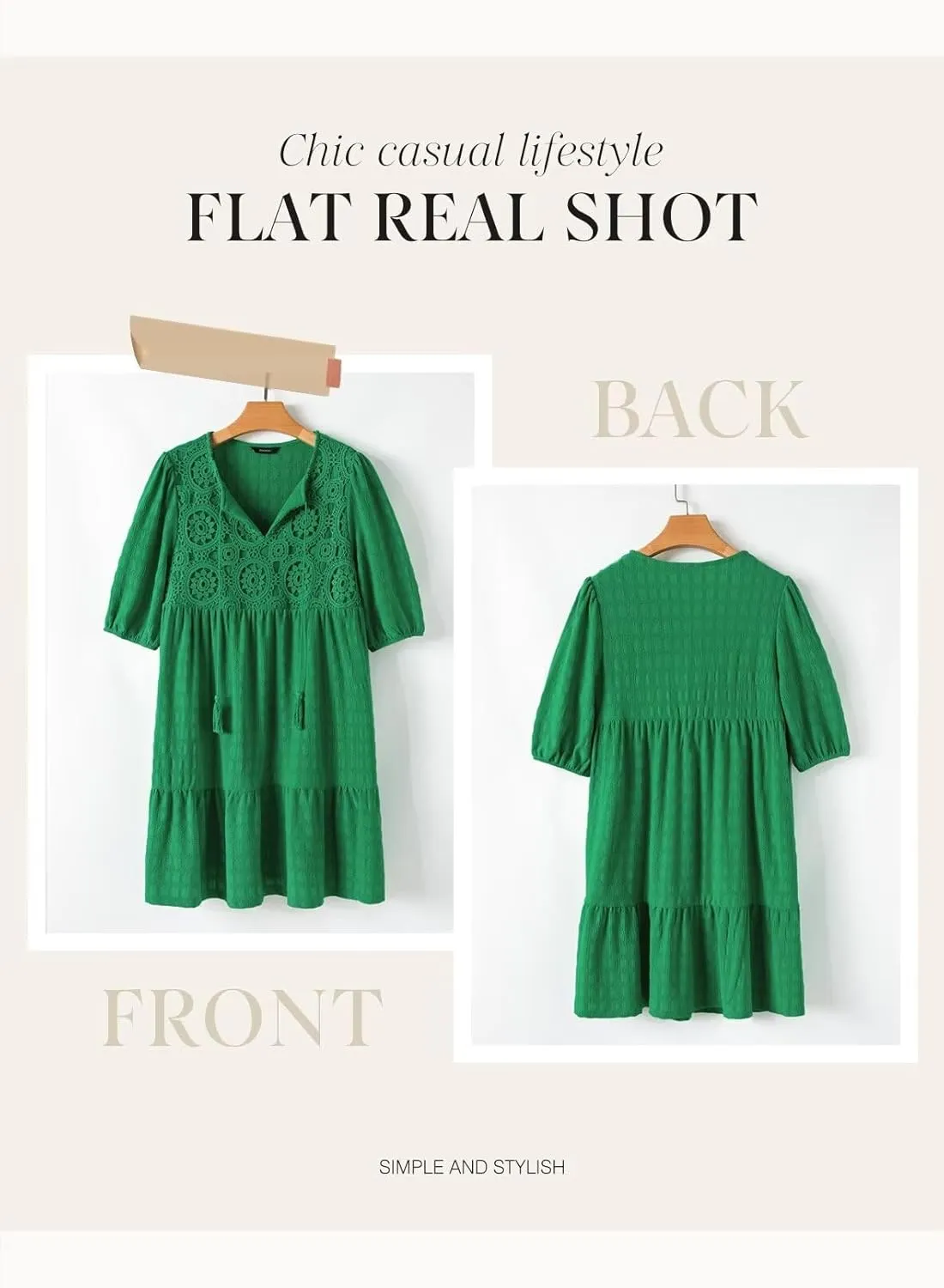 Dokotoo Womens Dresses Summer V Neck Drawstring Embroidered Half Sleeve Mini Dress Boho Dresses for Women 2025 Sundresses