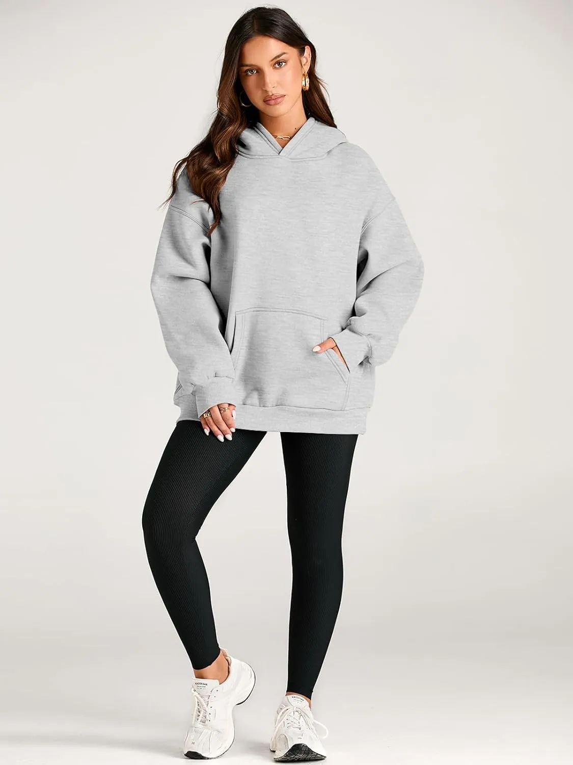 EFAN Womens Hoodies Oversized Sweatshirts Pullover Fleece Sweaters Long Sleeve Winter Fall Outfits Fashion Y2k Clothes