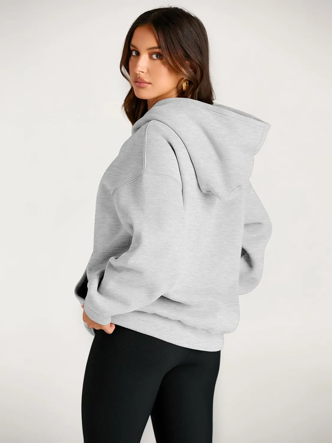EFAN Womens Hoodies Oversized Sweatshirts Pullover Fleece Sweaters Long Sleeve Winter Fall Outfits Fashion Y2k Clothes