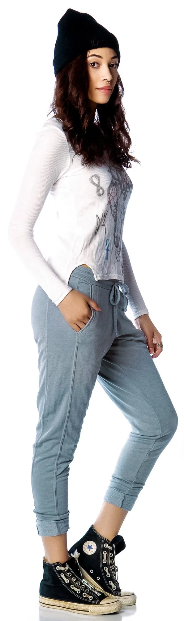 Fleece Skinny Leg Pants