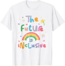 Future is Inclusive Rainbow Pride Toddler LGBTQ  Kids T-Shirt