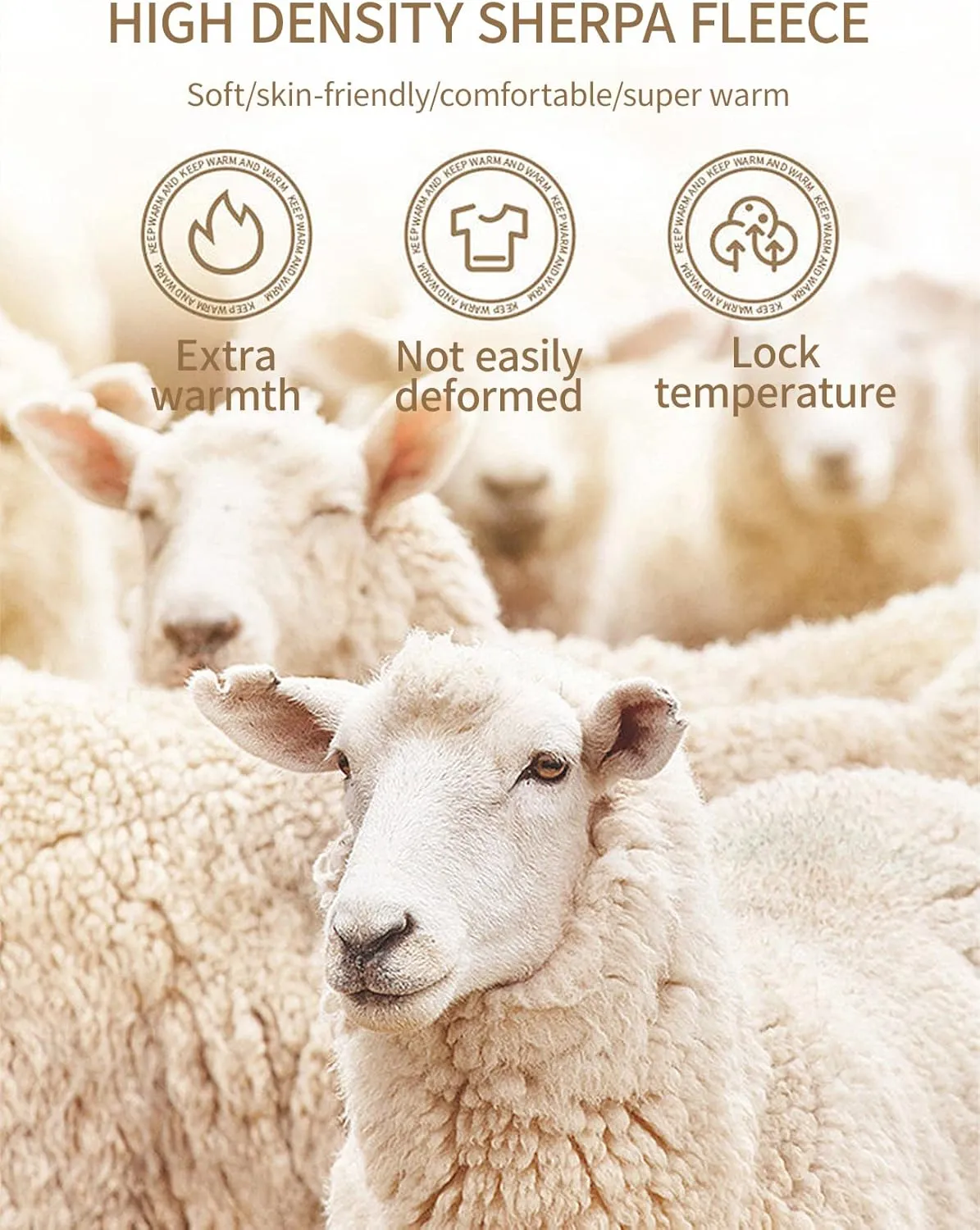 Gihuo Women's Winter Warm Sherpa Lined Sweatpants Fleece Pants