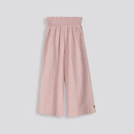 Girls Shirred Waist Pants _ 155383 _ Pink