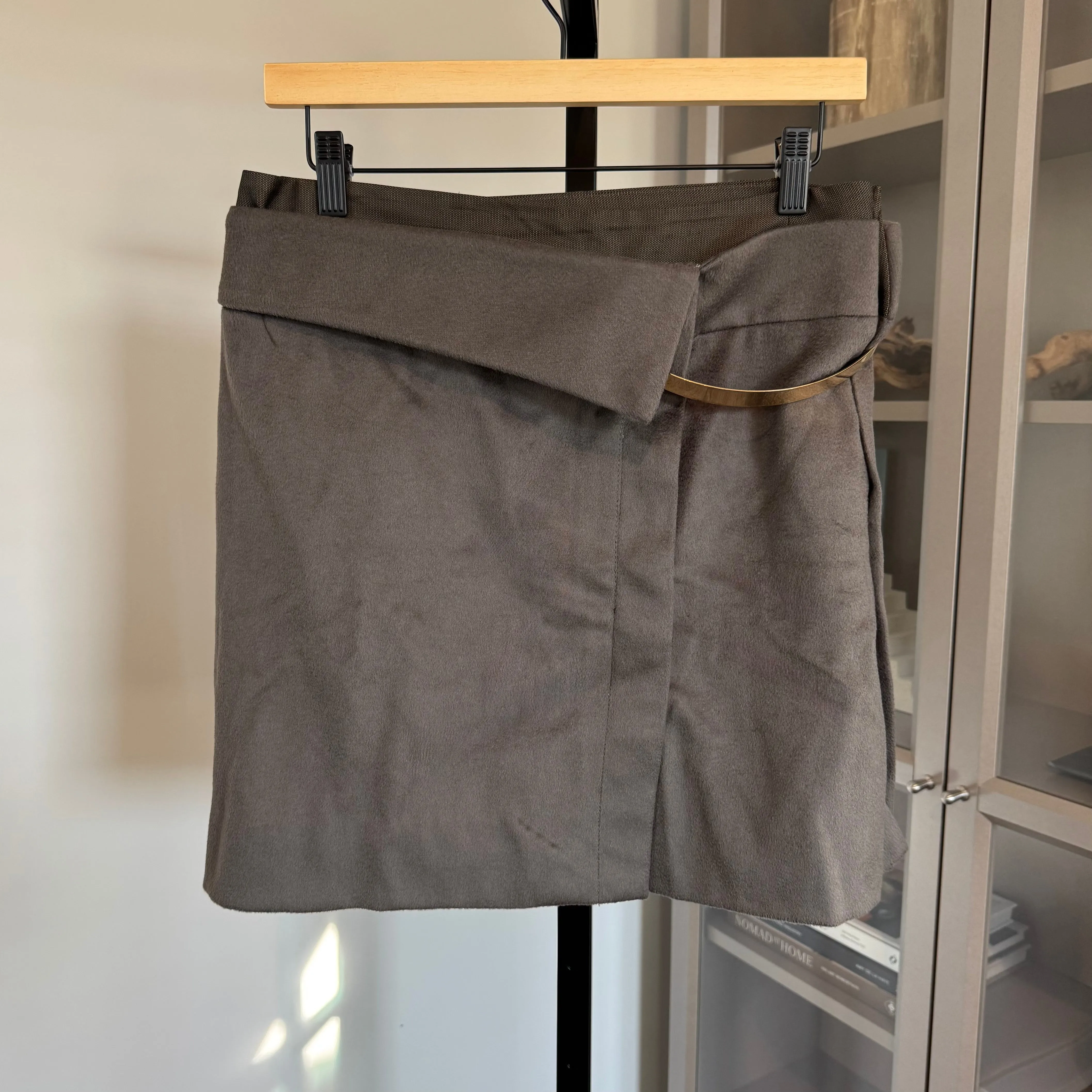 Gucci Wool Gold Bar Skirt