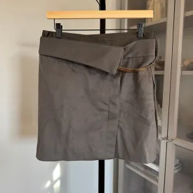 Gucci Wool Gold Bar Skirt