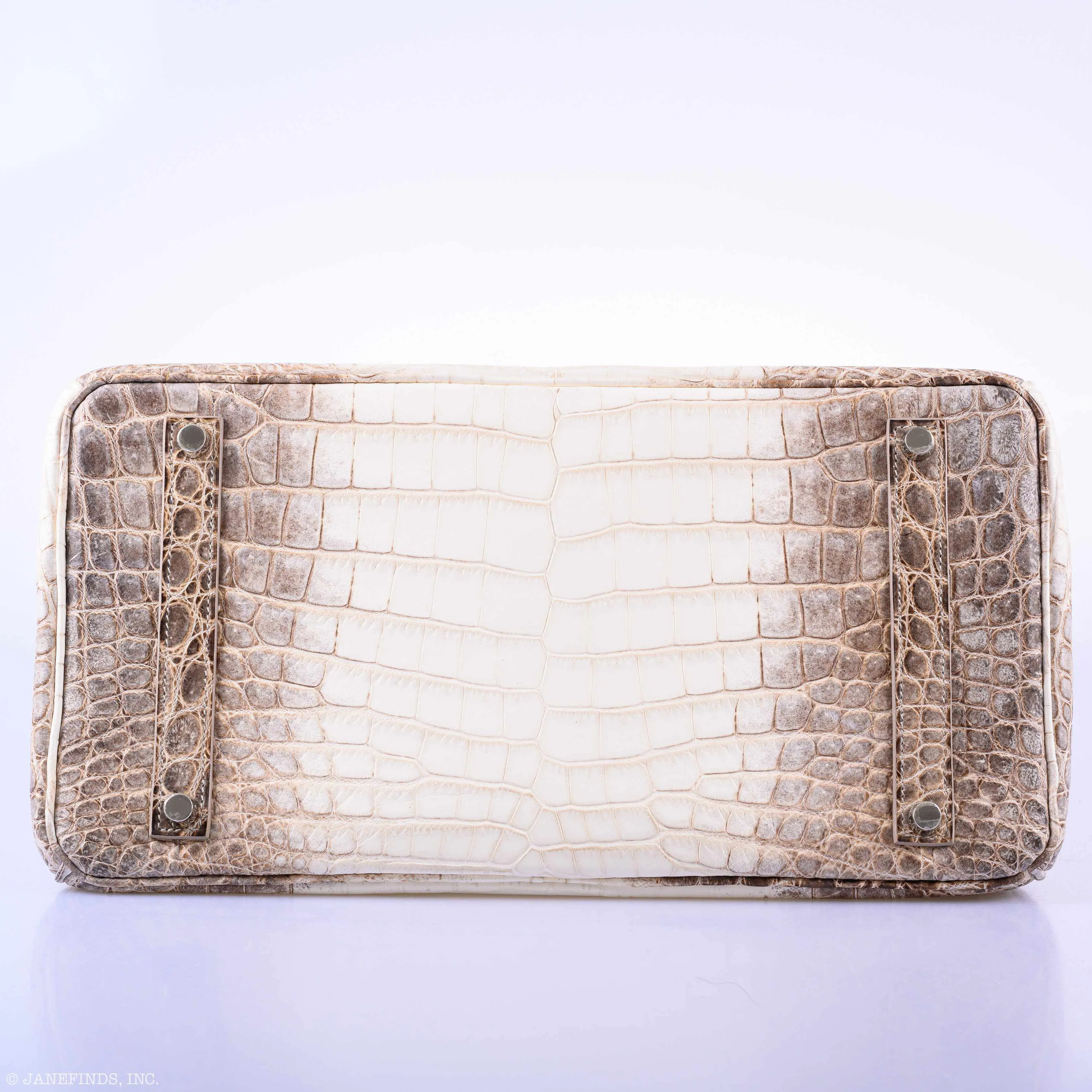 Hermès Diamond Himalaya Birkin 35 Matte Nilo Crocodile 18K White Gold Diamond Hardware