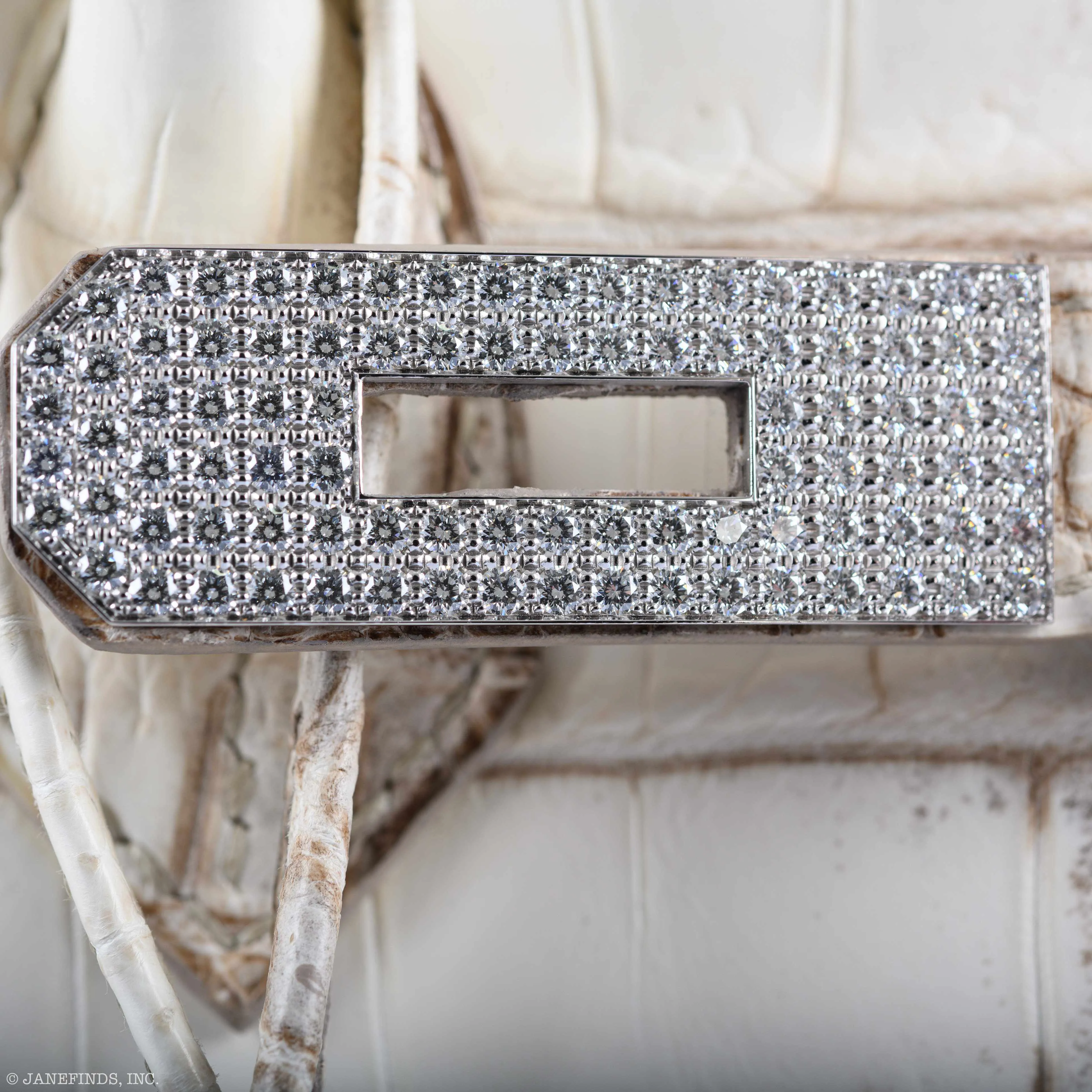 Hermès Diamond Himalaya Birkin 35 Matte Nilo Crocodile 18K White Gold Diamond Hardware