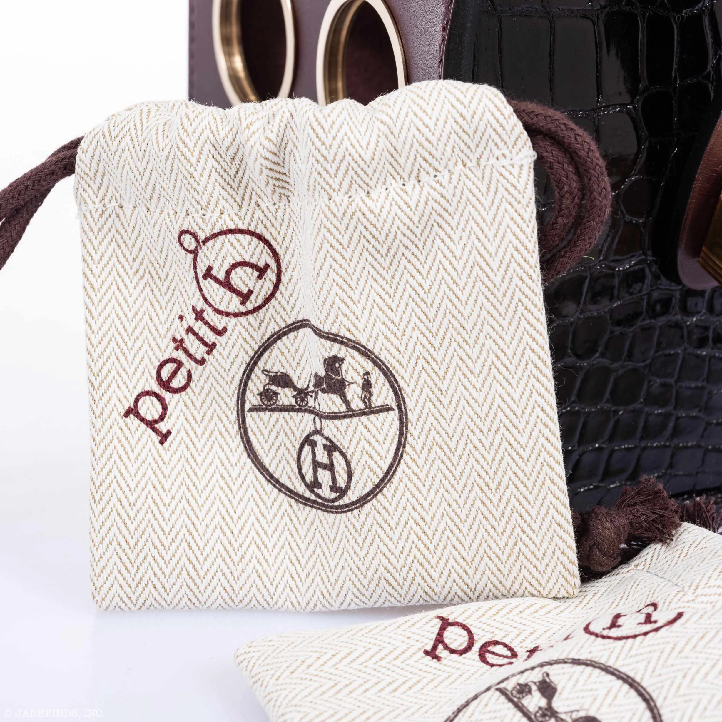 Hermès petit h Robot Buddy Bag Multicolor Vache Hunter and Porosus Crocodile Gold Hardware