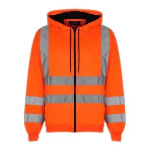 Hi Vis HV008 Hooded Zipper