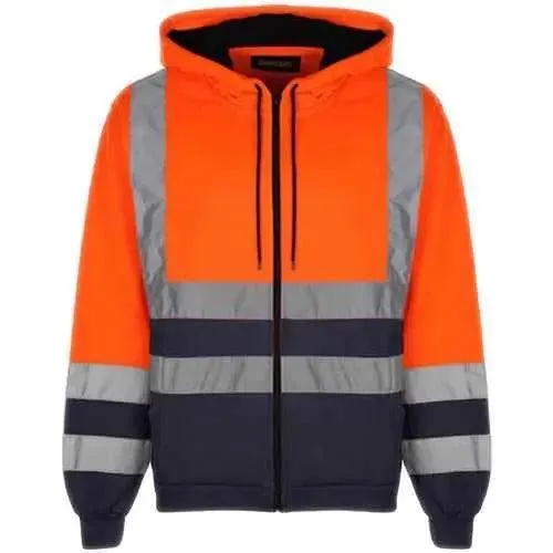 Hi Vis HV008 Hooded Zipper