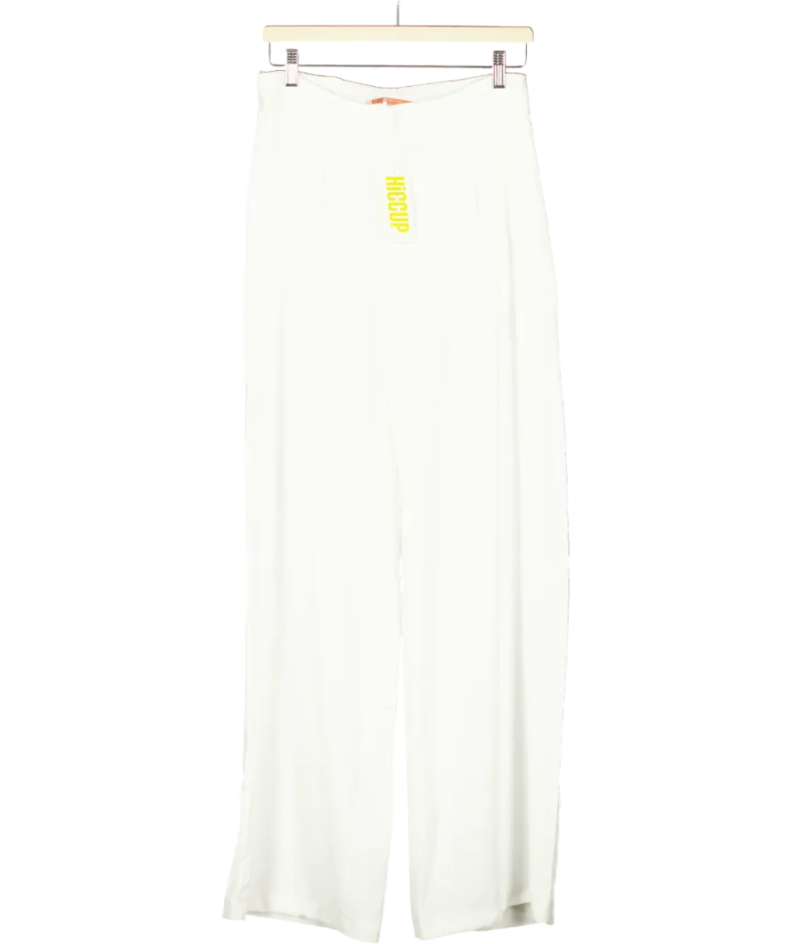 Hiccup White Wide-leg  Pants UK 8