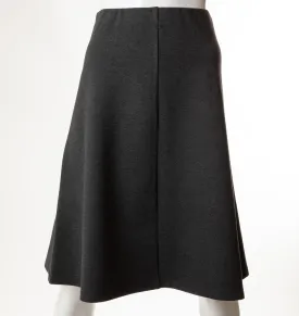HONEYSEED PONTE A-LINE SKIRT 27" CHARCOAL