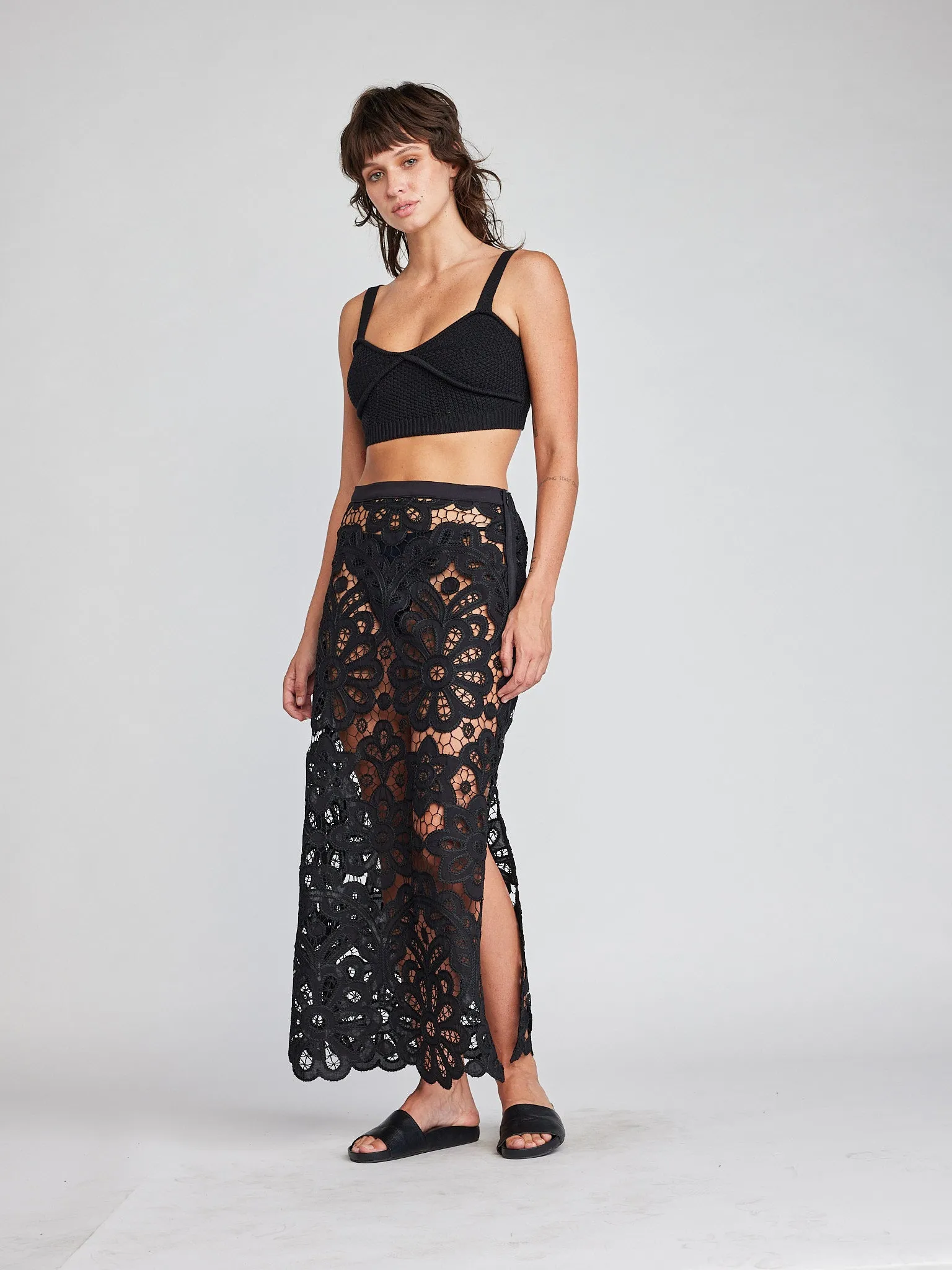 Kimia Double Slit Skirt