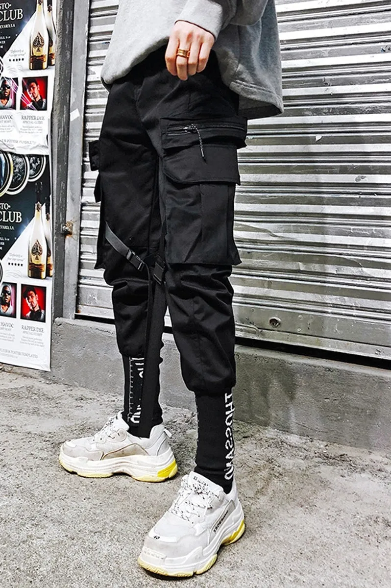 Korean fashion pants, leisure pants, nine-minute pants, men''s fashion pants, loose leggings, students''straight-bottomed ins pants