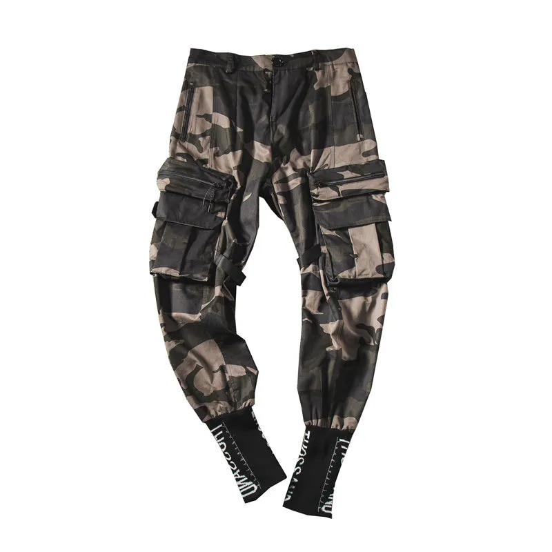 Korean fashion pants, leisure pants, nine-minute pants, men''s fashion pants, loose leggings, students''straight-bottomed ins pants