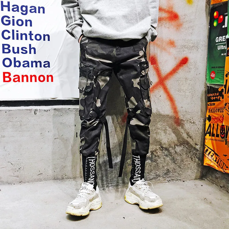 Korean fashion pants, leisure pants, nine-minute pants, men''s fashion pants, loose leggings, students''straight-bottomed ins pants