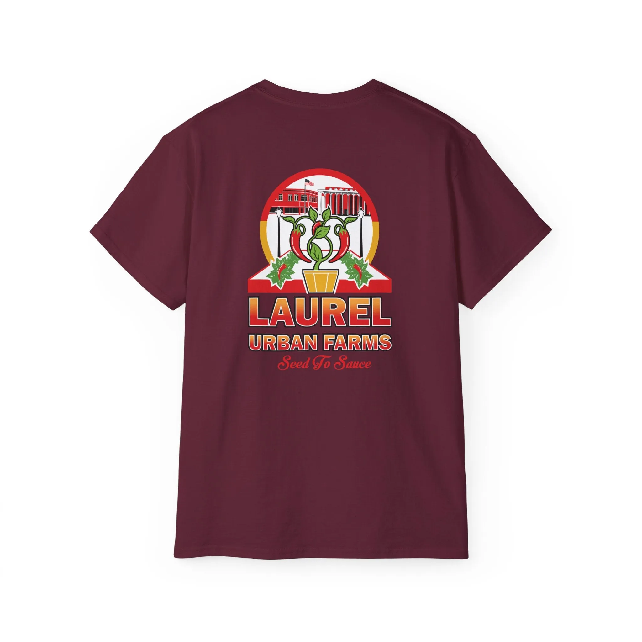Laurel Urban Farms Logo Cotton Tee--Unisex