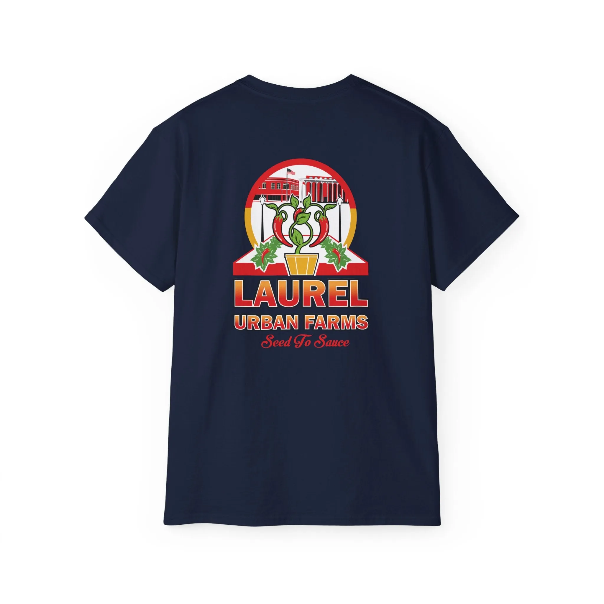 Laurel Urban Farms Logo Cotton Tee--Unisex