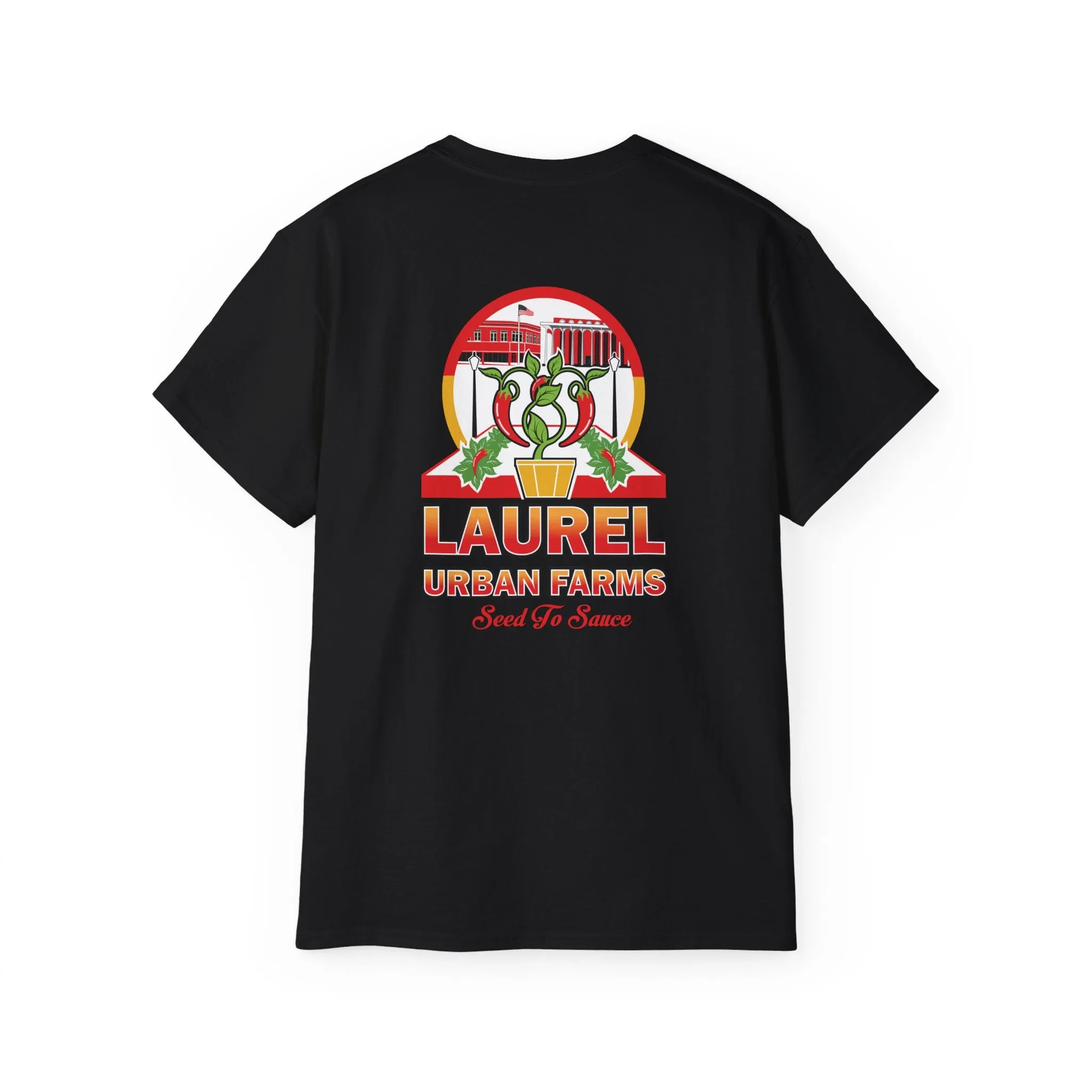 Laurel Urban Farms Logo Cotton Tee--Unisex