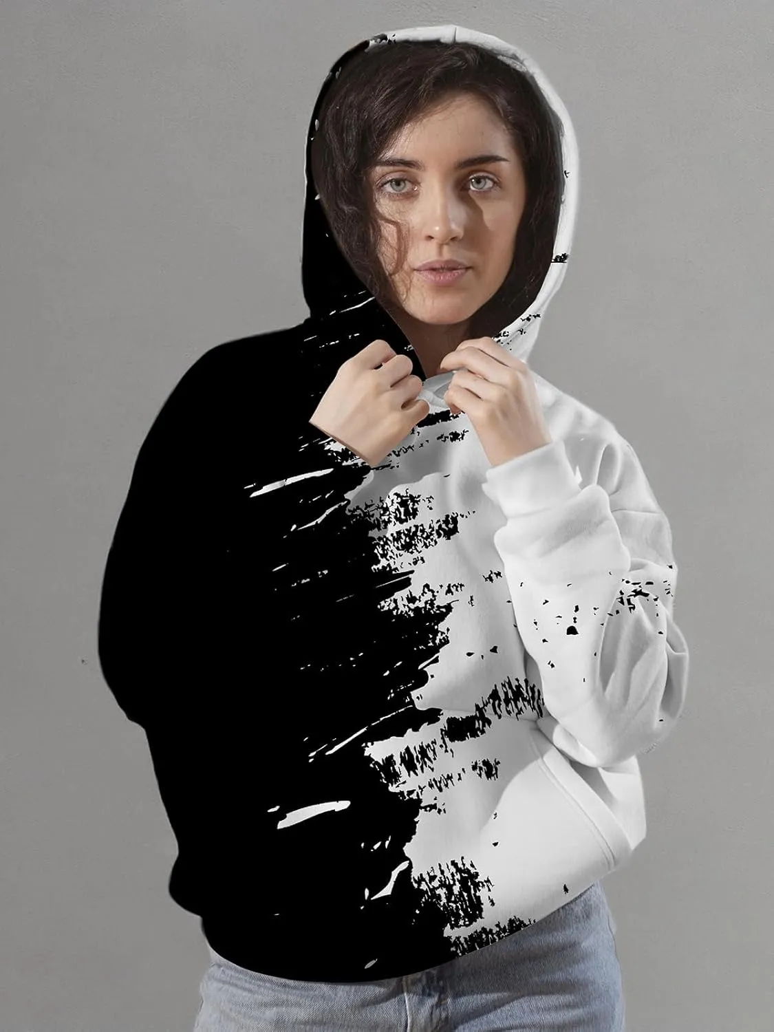 Men 3D Print Pullover Hoodies - Teen Women Graphic Sweatshirt
