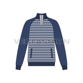 Mock Neck Sweatshirt Pullover
