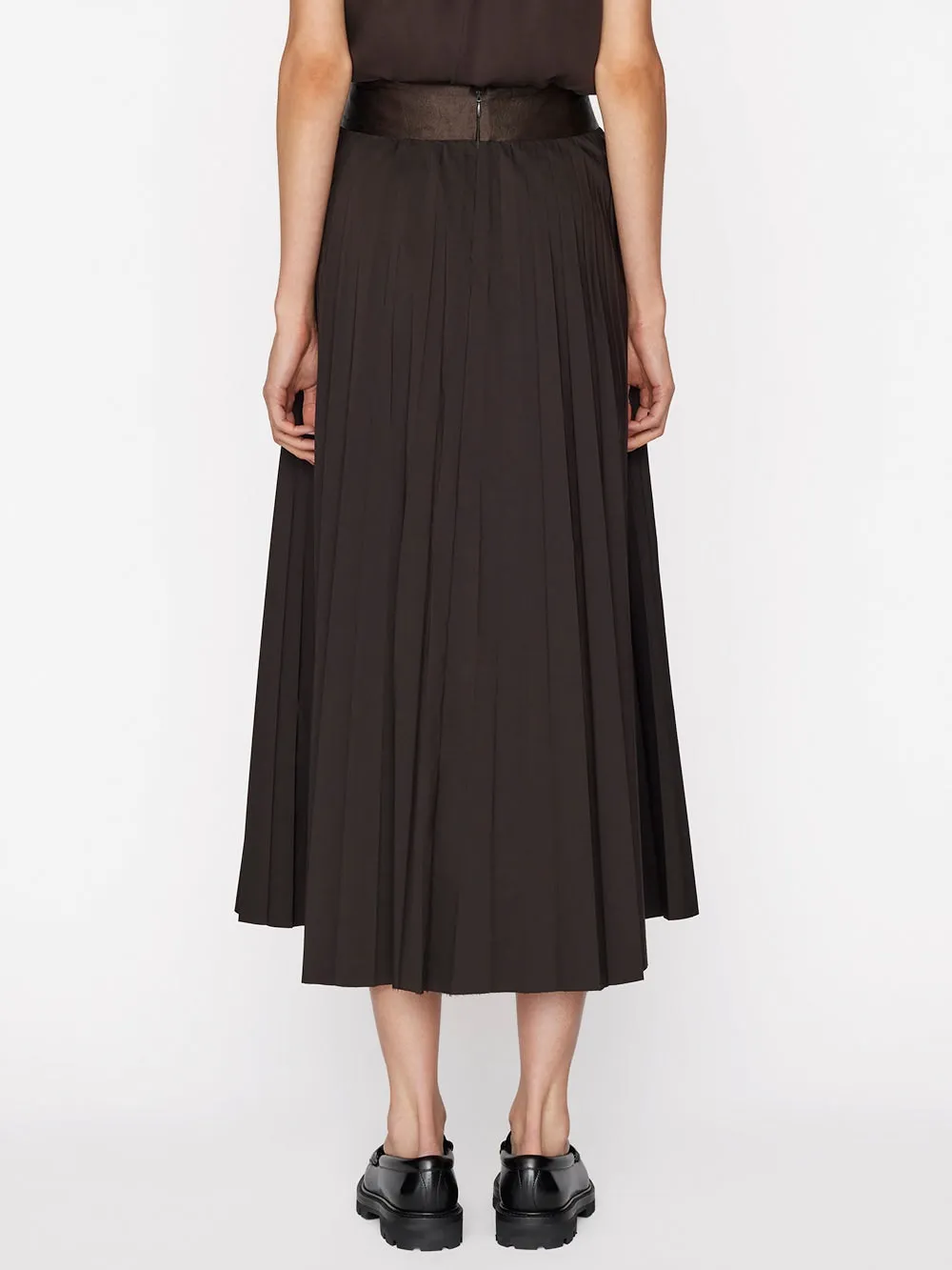 Pleated Wrap Skirt Americano