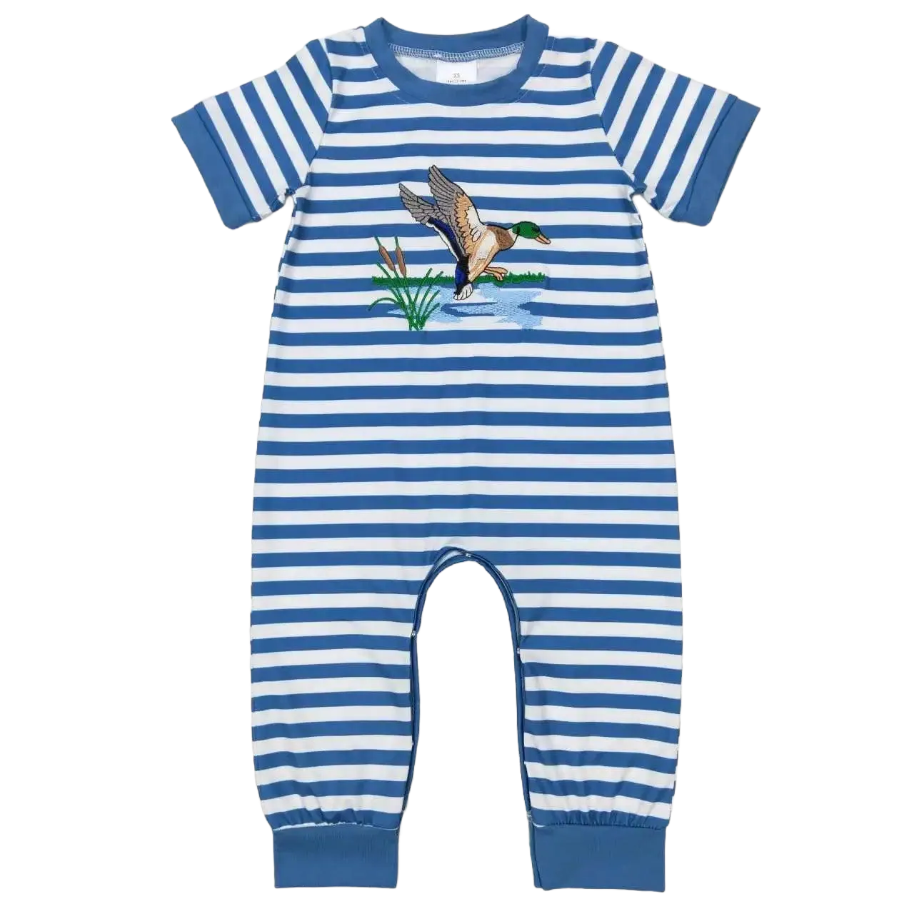"Duck Duck Go" Baby's Romper