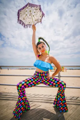Rainbow Jester Bell Bottoms