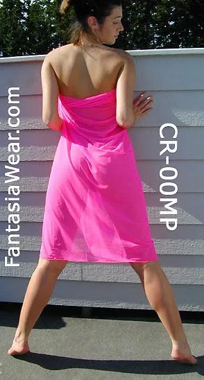 ST-ST319G-SRG1 Mesh Long Sarong Wrap Skirt