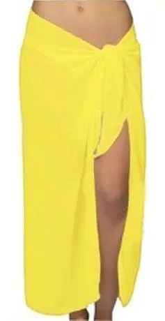 ST-ST319G-SRG1 Mesh Long Sarong Wrap Skirt