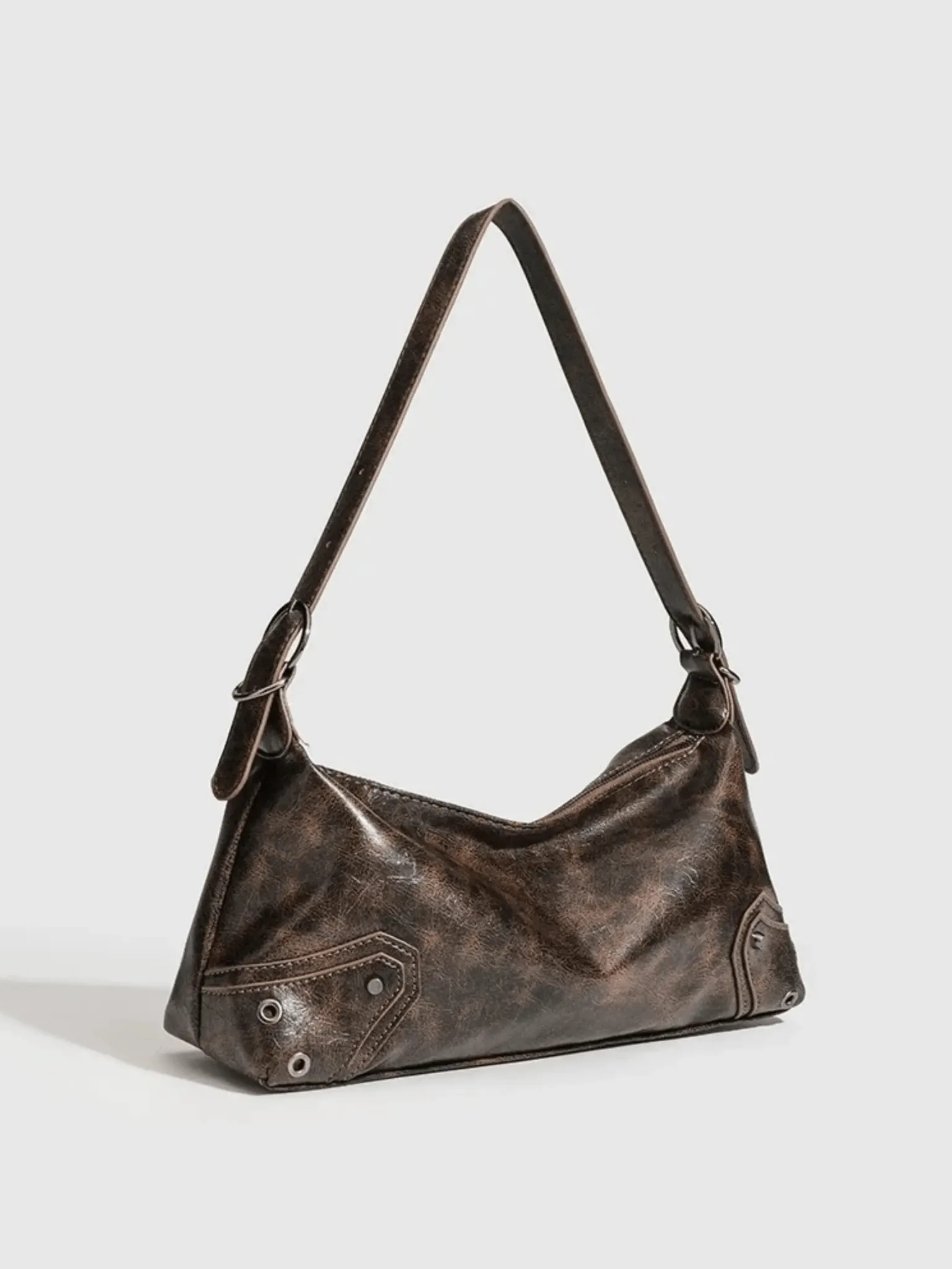 Tilly | Vintage Distressed Leather Shoulder Bag | Rustic Charm