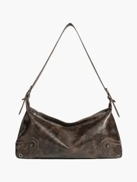 Tilly | Vintage Distressed Leather Shoulder Bag | Rustic Charm