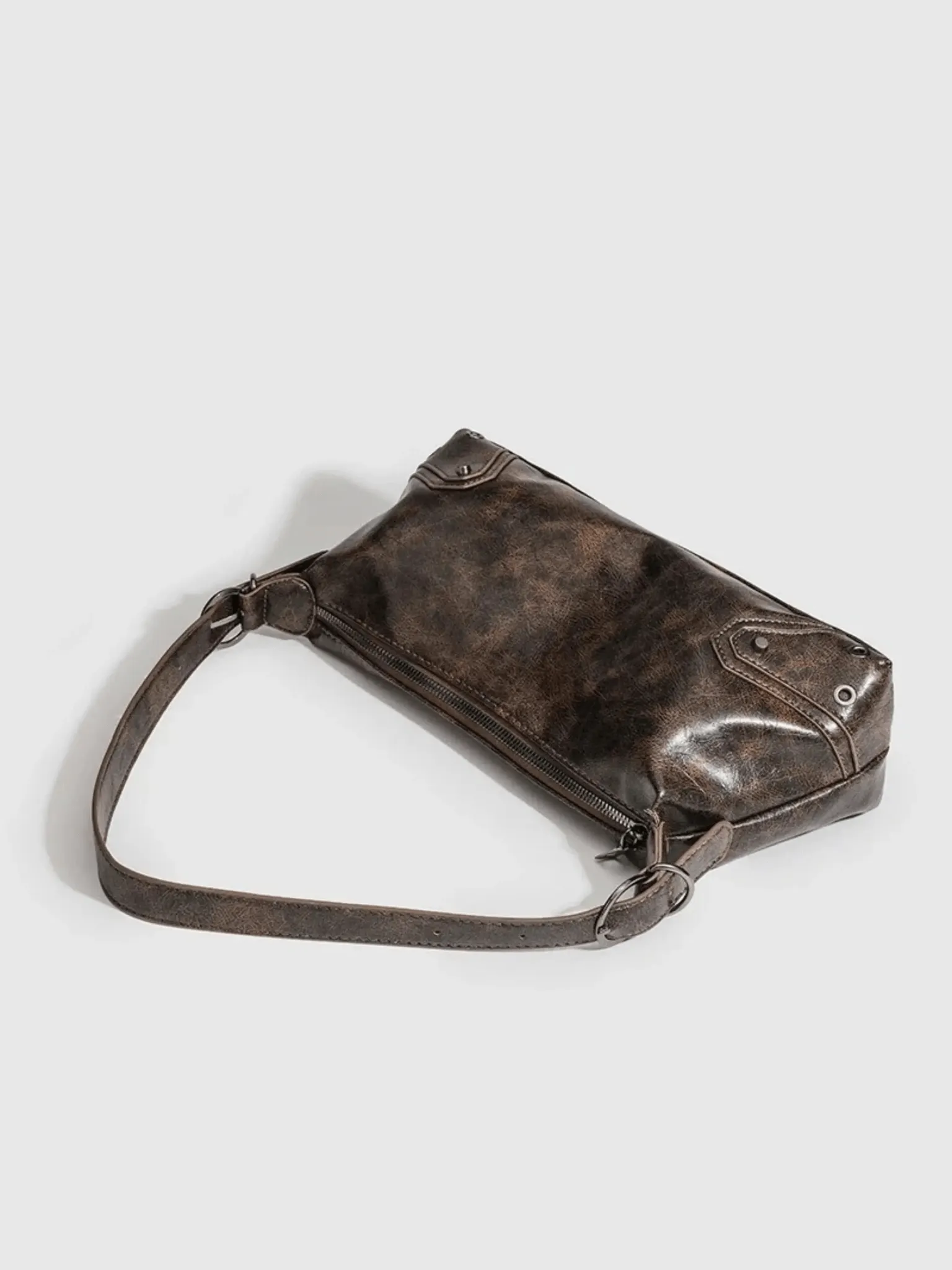 Tilly | Vintage Distressed Leather Shoulder Bag | Rustic Charm