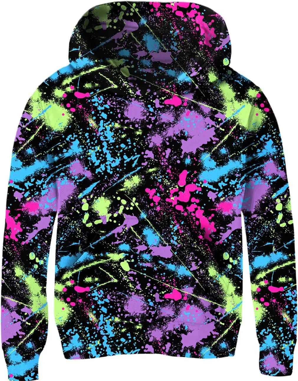 uideazone Girls Pullover Hoodies 3D Graphic Printed Hooded Sweatshirt with Pocket 4-14 Years