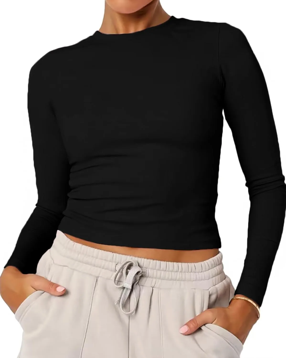 Women's Basic Summer Short Sleeve Crewneck T-Shirts Y2K Cute Going Out Tops Baby Tee