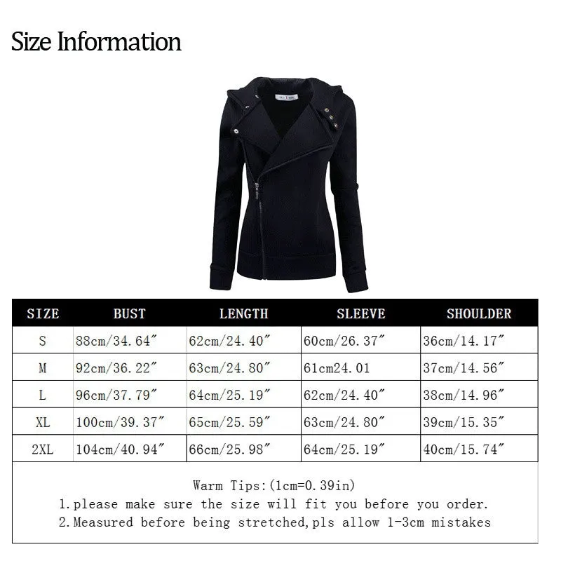 Women's Hooded Sweatshirt WITH Zipper